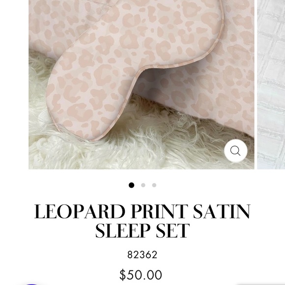 SATIN SLEEP MASK AND PILLOW CASE SET - Picture 4 of 5